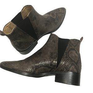 Frank&Oak Chelsea Snake Skin  Boot